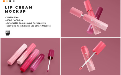Lip Cream Mockup Template