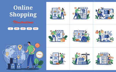 M686_Online Shopping Ilustrační balíček 1