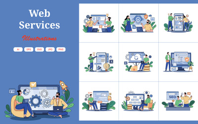 M690_Web Services Illustration Pack
