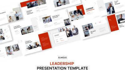 Presentationsmall för ledarskap Powerpoint
