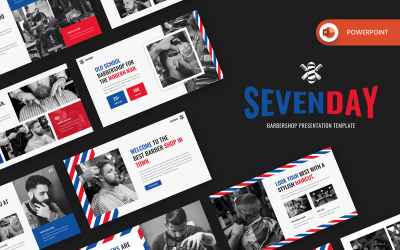 Sevenday - Barbershop PowerPoint Template