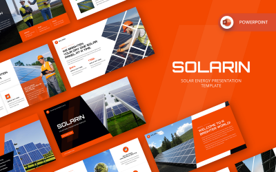 Solarin - modelo de PowerPoint de energia solar