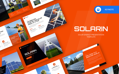 Solarin - Plantilla de Keynote sobre energía solar