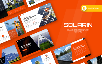 Solarin - сонячна енергія Google Slide Template
