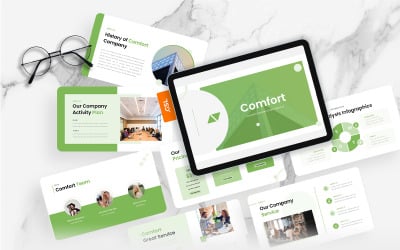 Comfort: modello di presentazioni Google aziendali