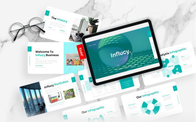 Influcy – PowerPoint-Vorlage für Unternehmensagenturen