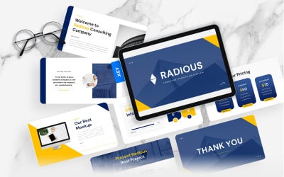 Radious — Шаблон бизнес-презентации