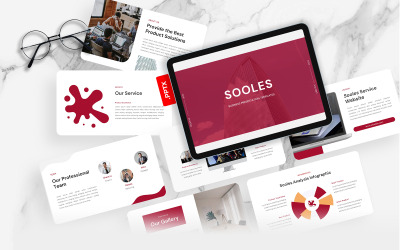 Sooles – PowerPoint-mall för företag