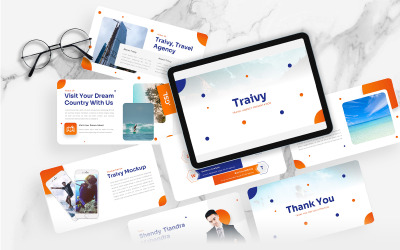 Traivy - Modello di presentazioni Google per agenzia di viaggi