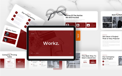 Workz – Google Slides-Vorlage für Unternehmen