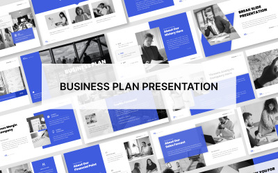 Apresentação Modelo de Powerpoint de plano de negócios