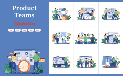 M673_Product Teams Ilustração Pacote 1