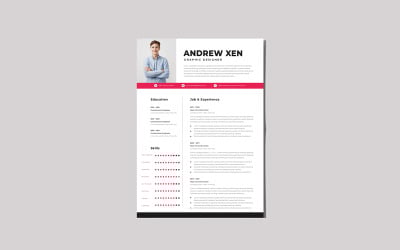 Andrew Xen 求职信和简历模板