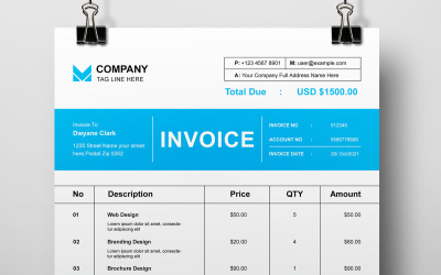 Corporate Professional Invoices