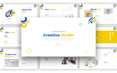 Morine Creative Agency Šablona Prezentací Google