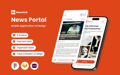 NewsHub - Aplicación móvil del portal de noticias
