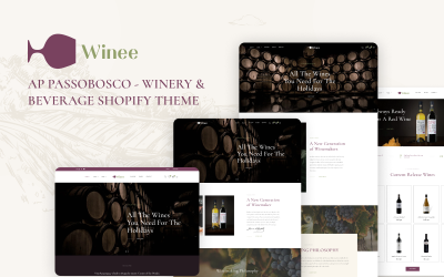 Ap Passobosco - motyw Shopify dotyczący winiarni i napojów