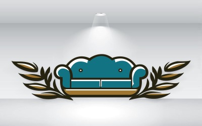 Formato vetorial de modelo de logotipo de móveis