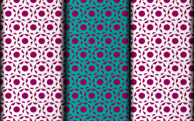Design de padrão eps vetorial estilo círculo