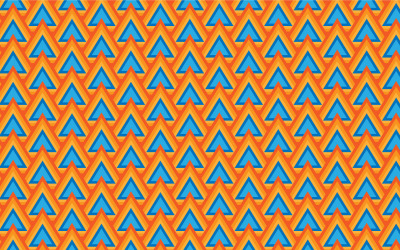 Design de padrão sem emenda de vetor triangular