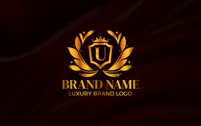 Luxury letter logo, Luxury Brand identity design V3