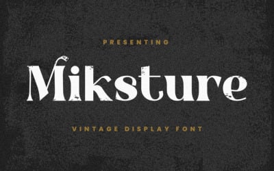 Miksture Beautiful Font Style