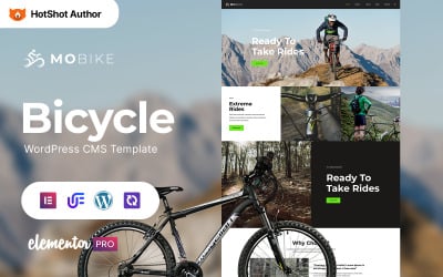 Mobike — многофункциональная современная тема WordPress Elementor для велосипедов