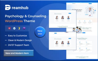 DreamHub – Thème WordPress pour la psychologie et le conseil