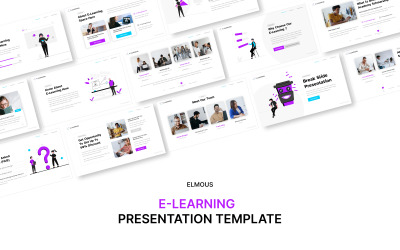 Presentazione del modello di diapositiva Google e-learning
