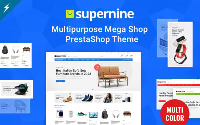 Supernine — многофункциональная тема Prestashop Mega Shop