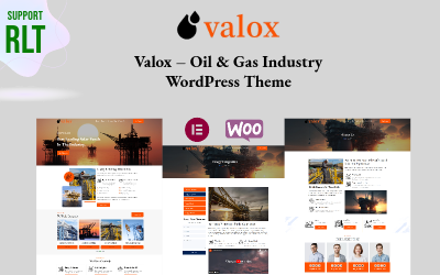 Valox – olaj- és gázipari WordPress téma