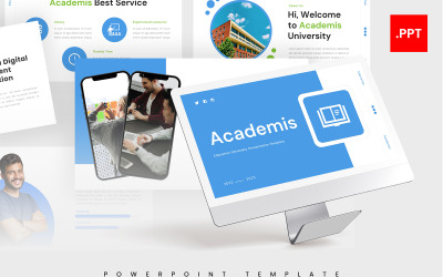 Academis – PowerPoint-Vorlage für Bildungsuniversitäten