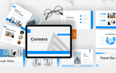 Consera – 商业咨询谷歌幻灯片模板
