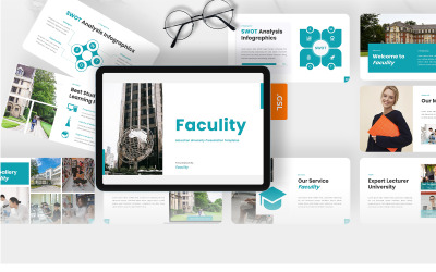 Fakultet – Utbildning Universitet Google Slides mall