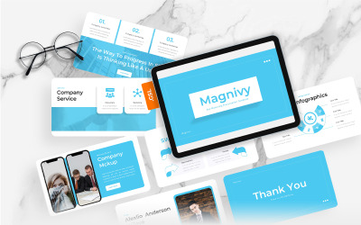 Magnivy - SEO Marketing Google Presentaties-sjabloon