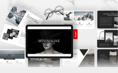 Minimizar – Plantilla mínima de PowerPoint