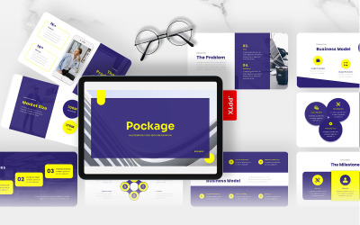 Pockage - Multipurpose Pitch Deck PowerPoint šablony