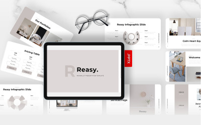 Reasy – Minimalistische PowerPoint-Vorlage