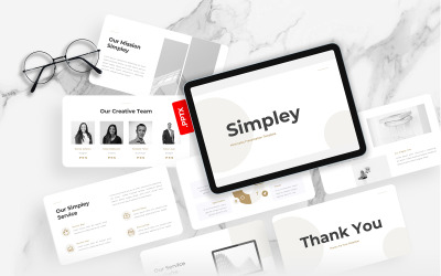 Simpley – Мінімалістичний шаблон PowerPoint