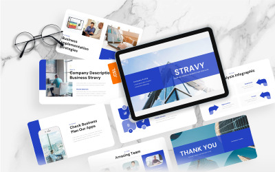 Stravy – Företagsprofil Google Slides Mall