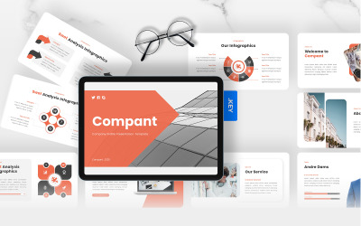 Compant – Şirket Profili Açılış Konuşması Şablonu