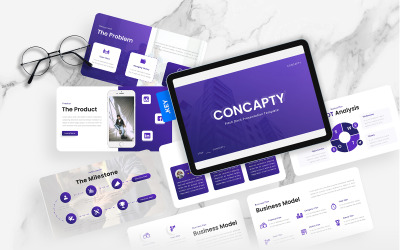 Concapty – modelo de apresentação multiuso para apresentação de argumentos de venda