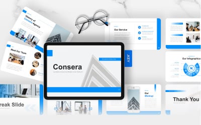 Consera – Modello di keynote per consulenza aziendale