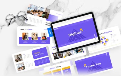Digitiez - Шаблон Keynote для SEO-маркетинга