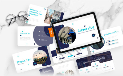 Edversity – 教育大学谷歌幻灯片模板