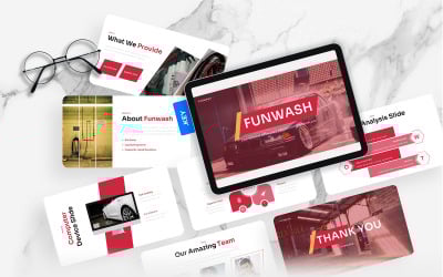Funwash – 洗车和细节主题演讲模板