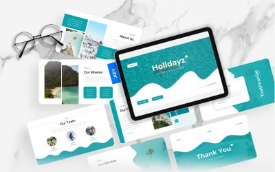 Holidayz – Plantilla de Keynote para agencia de viajes