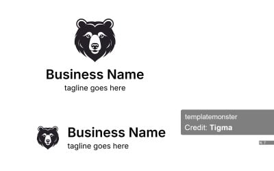 Логотип бренда Bold Bear: современный и яркий