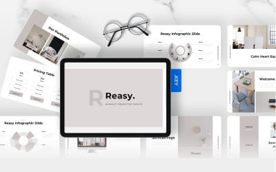 Reasy – Minimalis Keynote Template