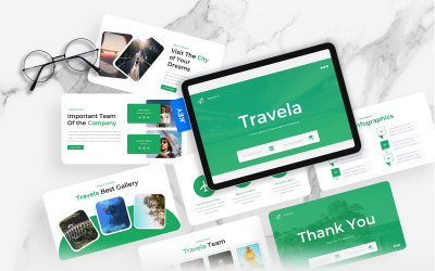 Travela – Keynote-Vorlage für Reisebüros